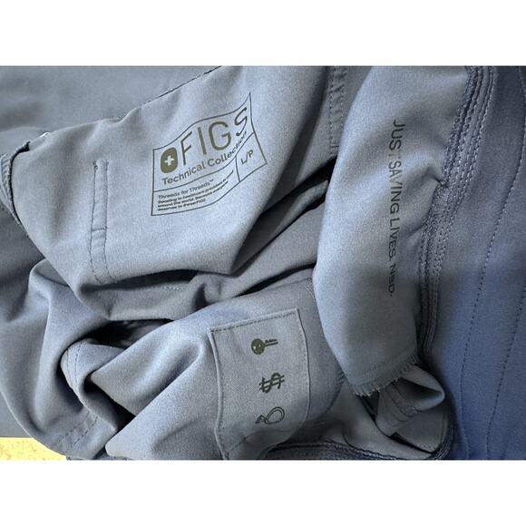 Lot of 3 FIGS Joggers Scrub Pants Women's Size Large & Large/P Excellent Cond! - Picture 16 of 16